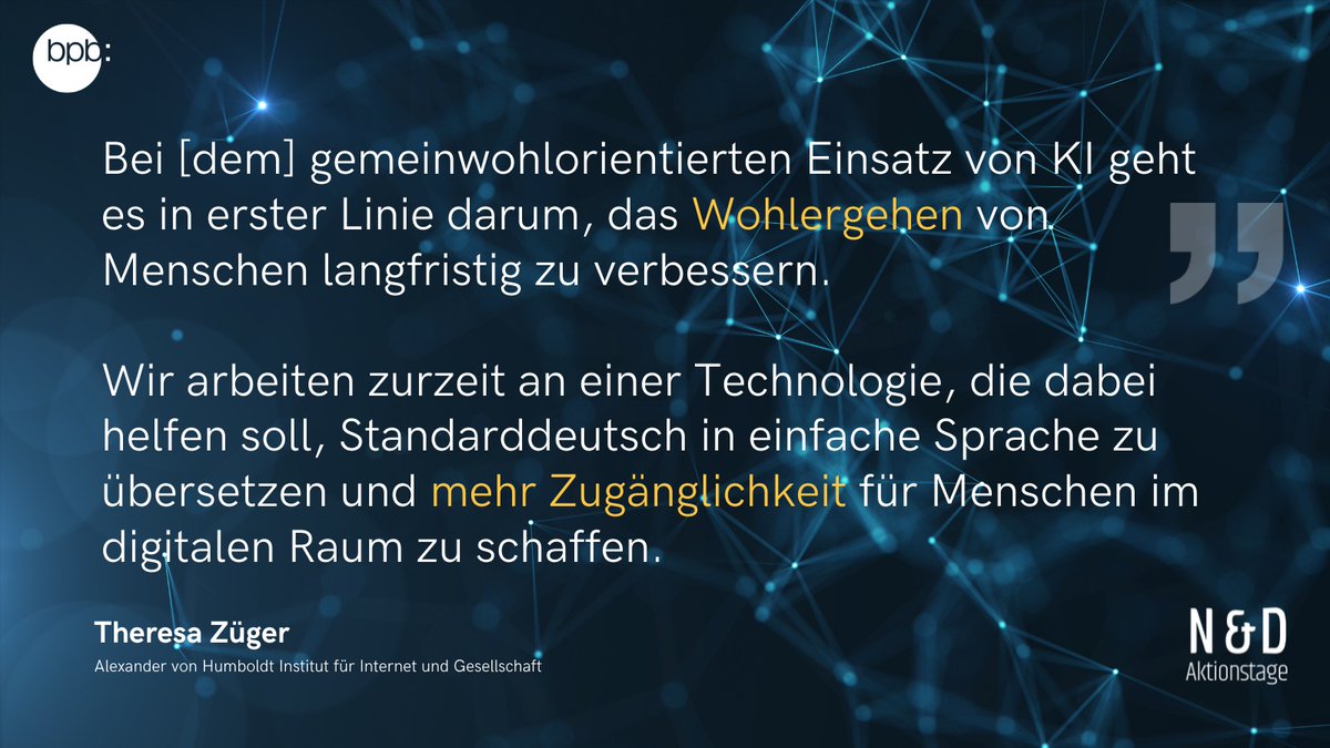 bpb.de (@bpb_de) on Twitter photo Mit Künstlicher Intelligenz sollen Maschinen unsere Welt noch effizienter machen. <a href="/werkstatt_bpb/">werkstatt.bpb.de</a> hat mit @thezueger vom <a href="/hiig_berlin/">HIIG Berlin</a> und <a href="/lopalasi/">Lorena Jaume-Palasí</a> von The Ethical Tech Society über gemeinwohlorientierten Einsatz von #KI gesprochen: bpb.de/510774 #AtNetPol Mit Künstlicher Intelligenz sollen Maschinen unsere Welt noch effizienter machen. <a href="/werkstatt_bpb/">werkstatt.bpb.de</a> hat mit @thezueger vom <a href="/hiig_berlin/">HIIG Berlin</a> und <a href="/lopalasi/">Lorena Jaume-Palasí</a> von The Ethical Tech Society über gemeinwohlorientierten Einsatz von #KI gesprochen: bpb.de/510774 #AtNetPol
