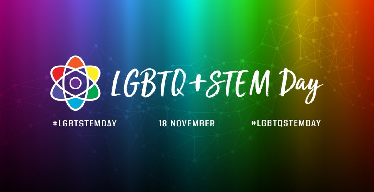 Happy #LGBTSTEMDay everyone! 

Today's a fantastic opportunity for us all to show visible allyship to the whole LGBTQIA+ community. You never know who that support is going to make a difference to now or in the future 

🏳️‍🌈🏳️‍⚧️