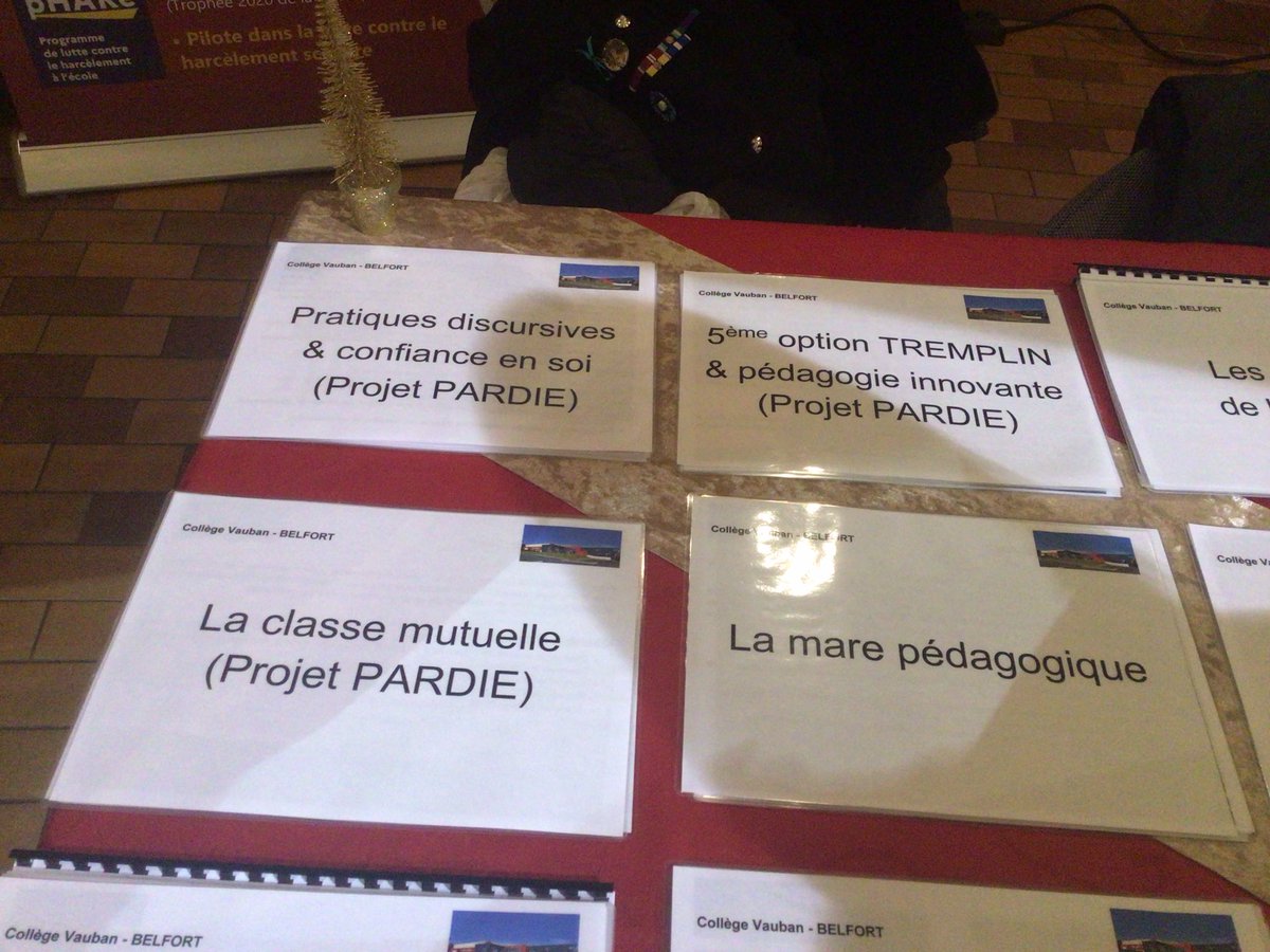 Aujourd’hui, séminaire Éducation Prioritaire de l’académie de Besançon. Des projets PARDIE sont présentés!
