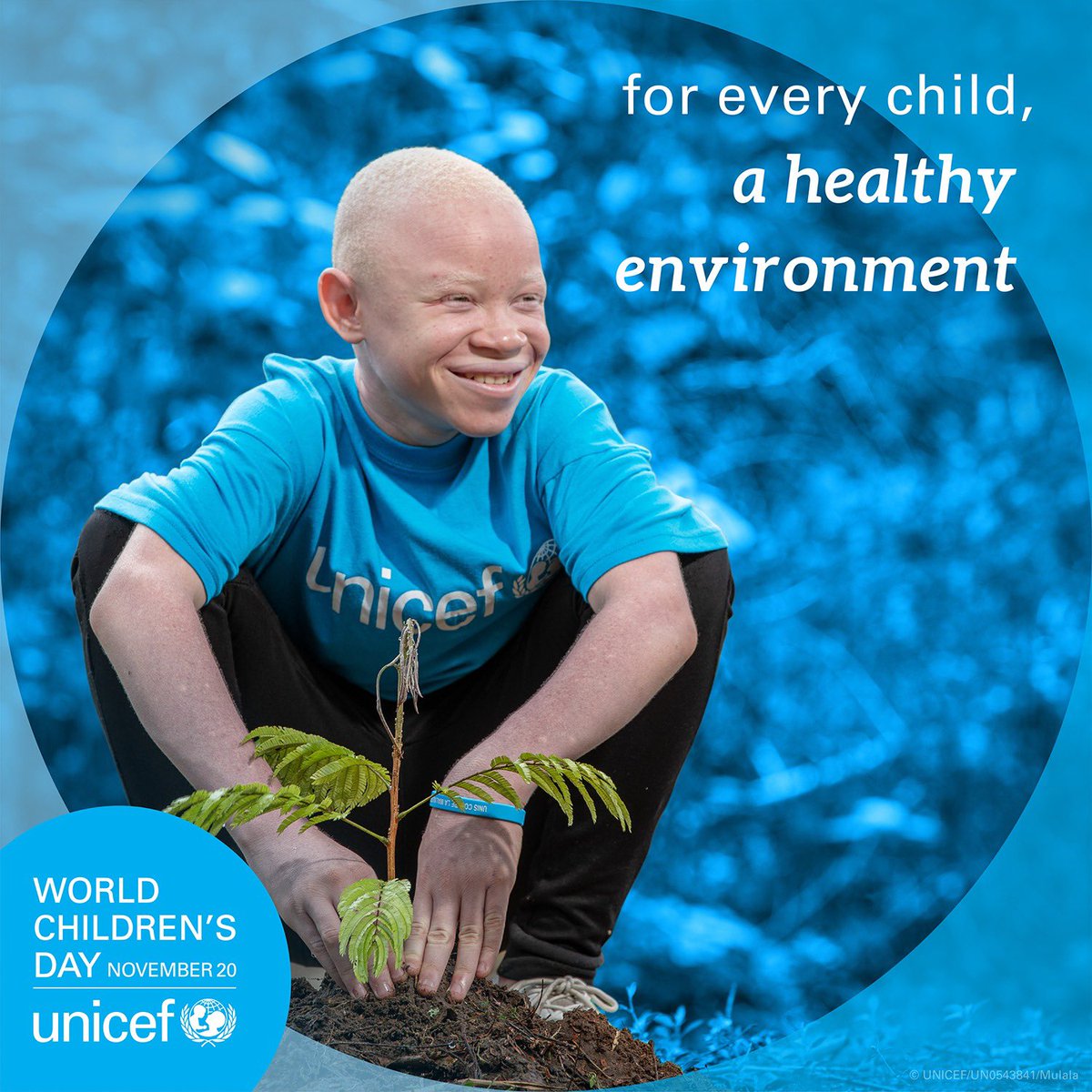 Children and young people are taking #ClimateAction, everywhere. Because they want and have a right to a safe and livable planet.

This #WorldChildrensDay and every day, UNICEF stands with them and won’t stop until we build a healthy planet #ForEveryChild.