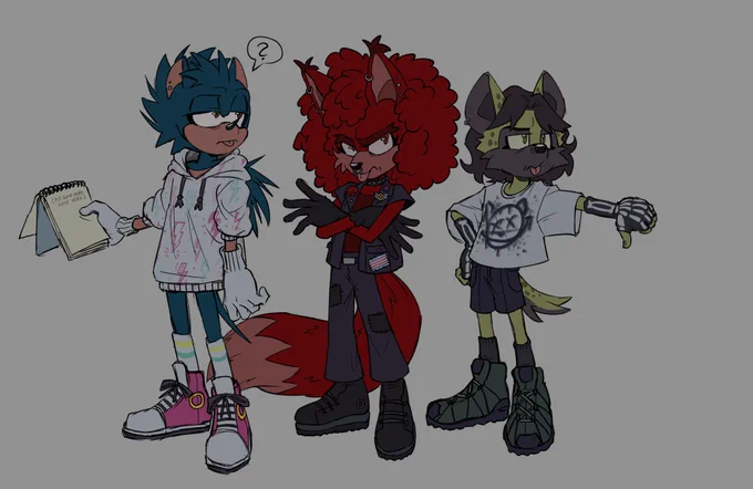 sonic sonas for the gay people that live in my phone and myself 