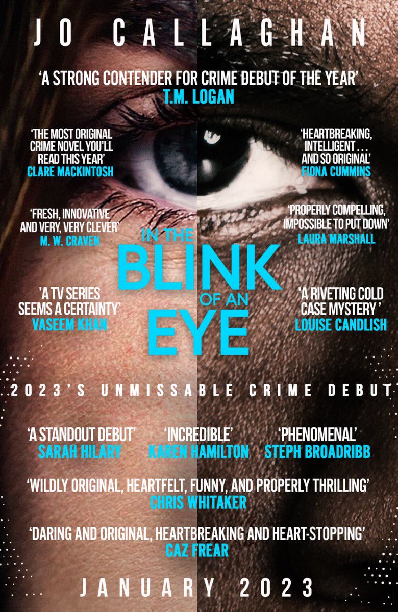Just in case twitter implodes over the weekend, I’d like to thank all the authors and authors & reviewers who have been so kind about my crime debut #Intheblinkofaneye. Just in case I’m not here to spam you on 19.01.23 preorder: amzn.to/3qixYCh 🙏