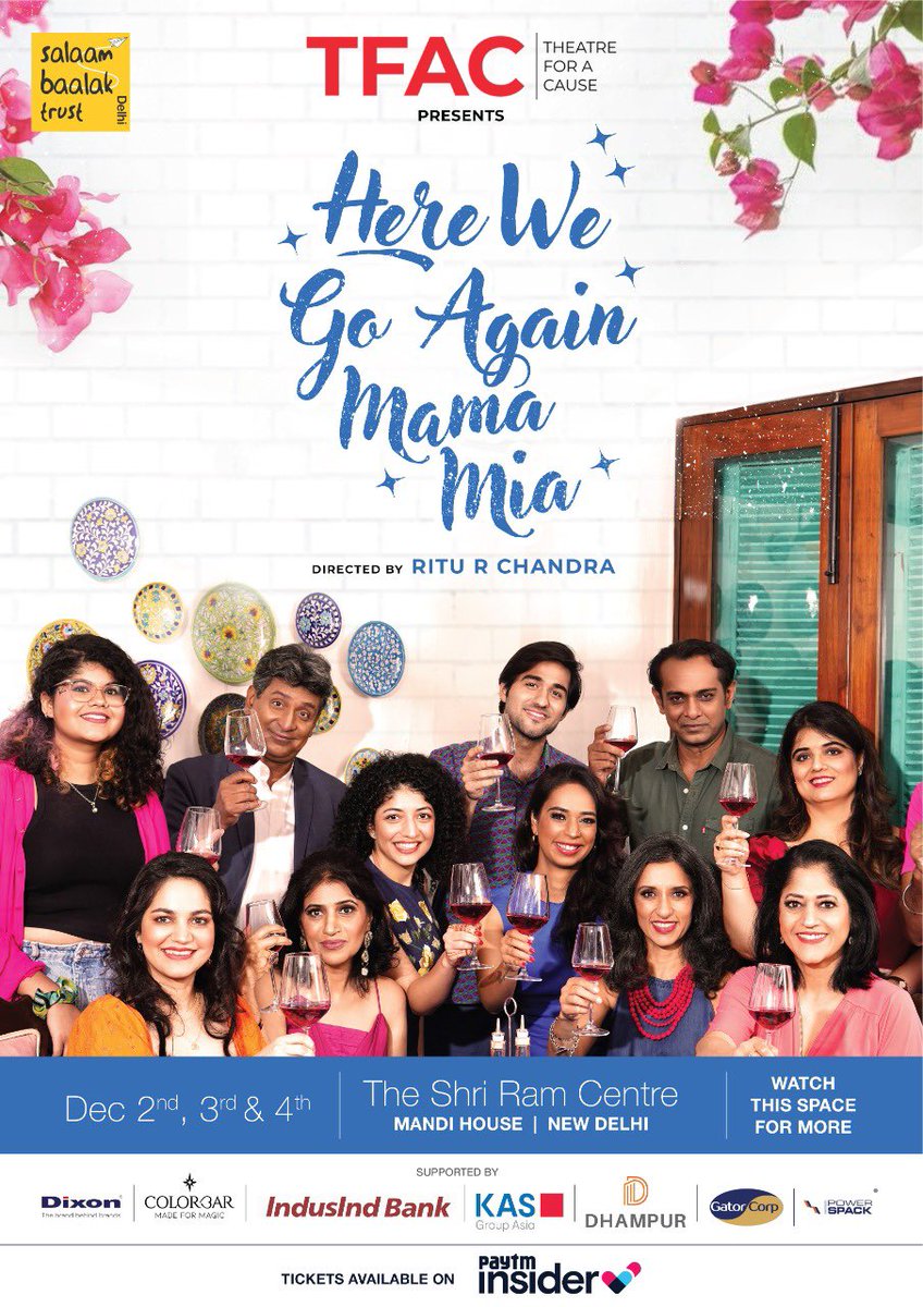 devika_rc's tweet photo. Theatre For A Cause presents, Here We Go Again, Mama Mia! A fun filled musical that’ll leave you grooving in your seats. Book your tickets now! https://t.co/1eC4tjrRbg https://t.co/7APzmRX0WH