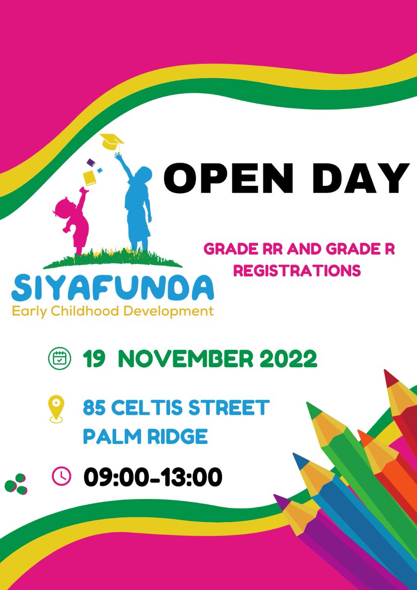 Join us, We would love to meet you!

#siyafunda_ecd