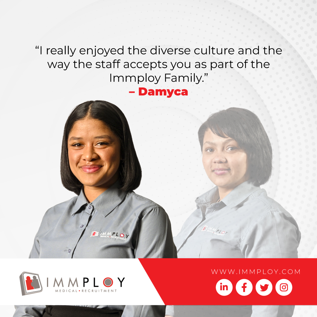 Immploy's tweet image. Congrats to our team members, Moncheree and Damyca, who have completed their first year of service! 

We’re super proud to have them on our team! 

#Immploy #ImmployMedicalRecruitment #MedicalRecruitment #TeamMembers #MeetTheTeam