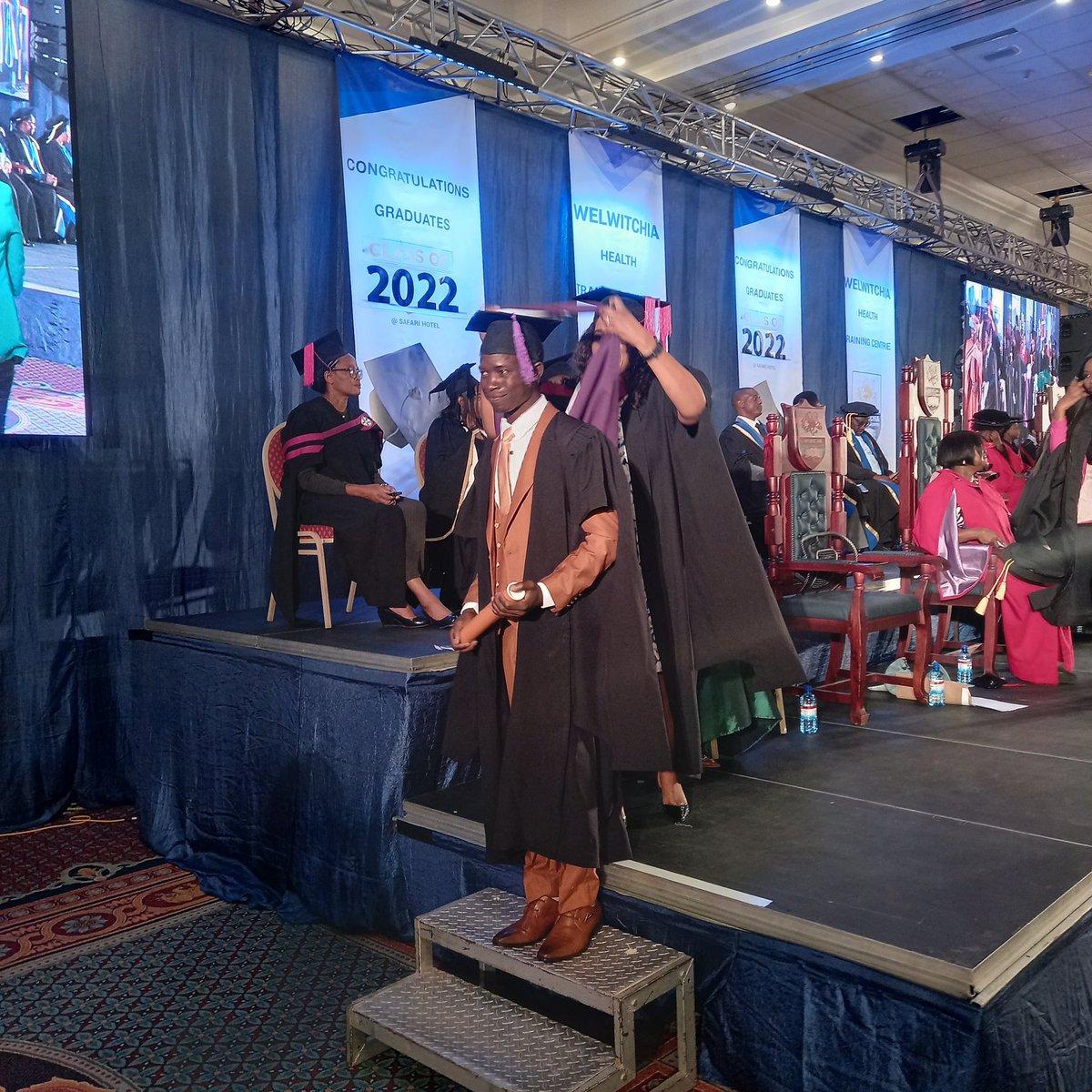 WUNamibia's tweet image. Some of Bachelor of Nursing Science Graduates from the Class of 2022. #WHTC #Graduation2022 #GraduationDay
