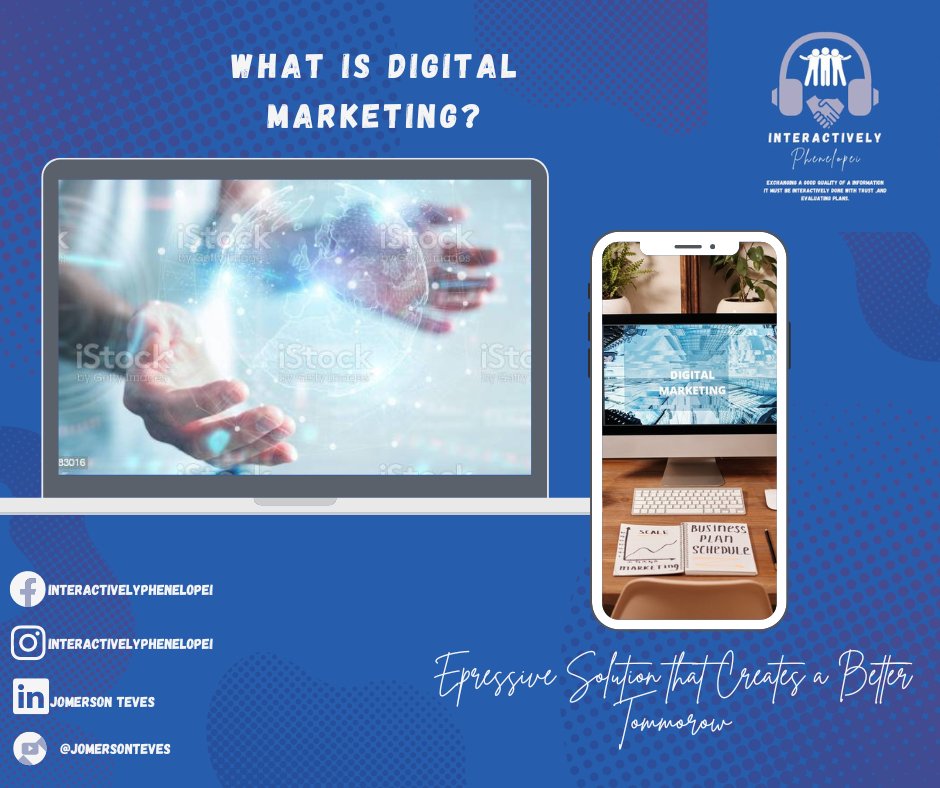 JomersonTeves's tweet photo. Digital marketing is a marketing strategy that uses digital channels to promote or sell products and services๐ป๐ค
๐ My Socials:https://t.co/u8szOIqsiS
๐ Email: jomerson.teves@gmail.com
#Digitalmarketing
#GeneralVirtualAssistant https://t.co/urWfKIYa1c