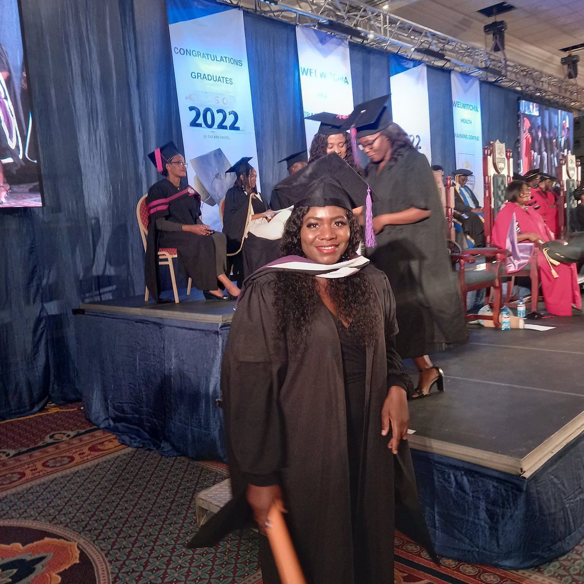 WUNamibia's tweet image. Some of Bachelor of Nursing Science Graduates from the Class of 2022. #WHTC #Graduation2022 #GraduationDay