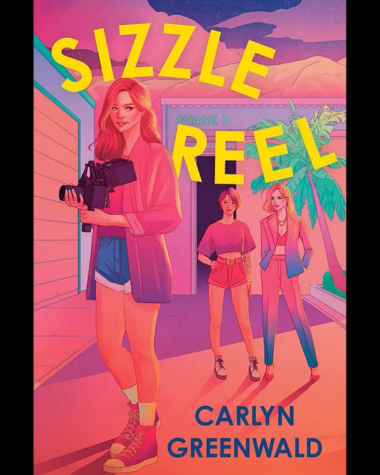 My art for the cover of Carlyn Greenwald's book Sizzle Reel 