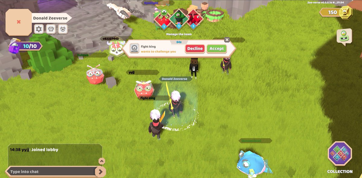 ZeeverseGame's tweet photo. 👹@AzukiOfficial @AzukiCN_garden

Should I fight him?🤔

#ZeeAlpha #Azuki #BEANZ https://t.co/I8dZiFbesM