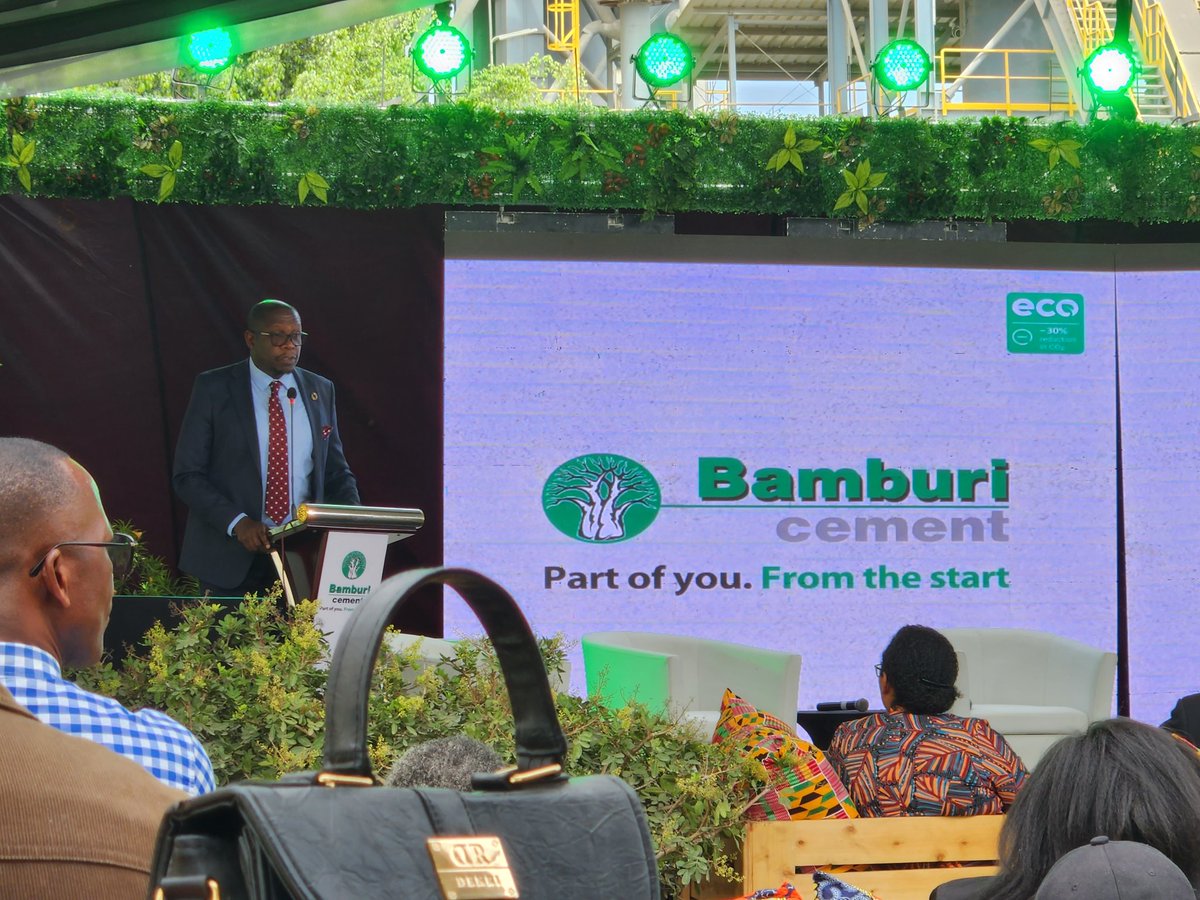 Kitoli2's tweet photo. Key note address by Mr. Odundo, CEO of the NSE, this morning at Bamburi Cement plant during launch of the Sustainability Report. #bamburi #BamburiSustainability #BamburiCement #BamburiEcoLabel https://t.co/5f2GHNBwn3
