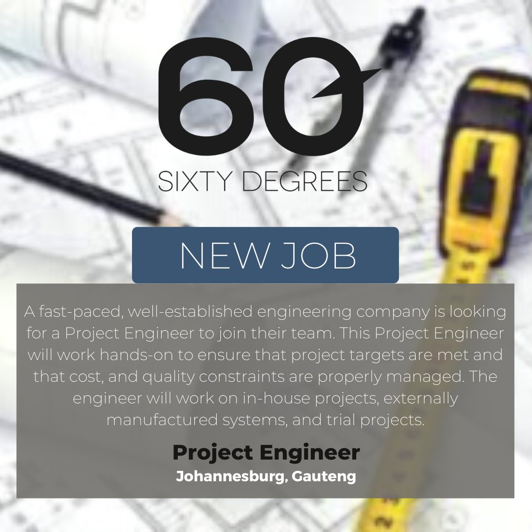 test Twitter Media - New #JobAlert - Project Engineer in Johannesburg, Gauteng.

For more information & to apply, please click on the link below;
https://t.co/CJ1tUnt3nY

#ProjectEngineer #Johannesburg #Gauteng #hiring https://t.co/JcD5p1pfVX
