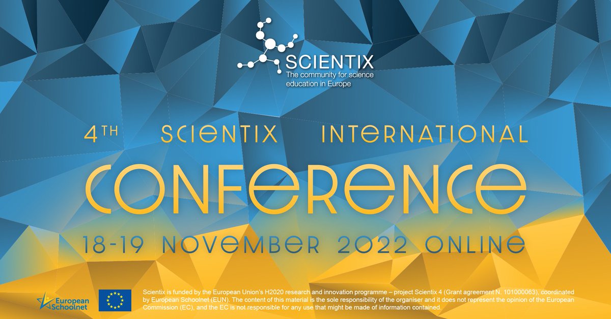 ‼️ The day has finally come! 
📢 The first day of the 4th #ScientixConf is about to start!
🤝 Educators and practitioners will come together to collaborate, share experiences, and reflect on the state of affairs in education!
👇 Check the agenda here
eu.eventscloud.com/website/9046/a…