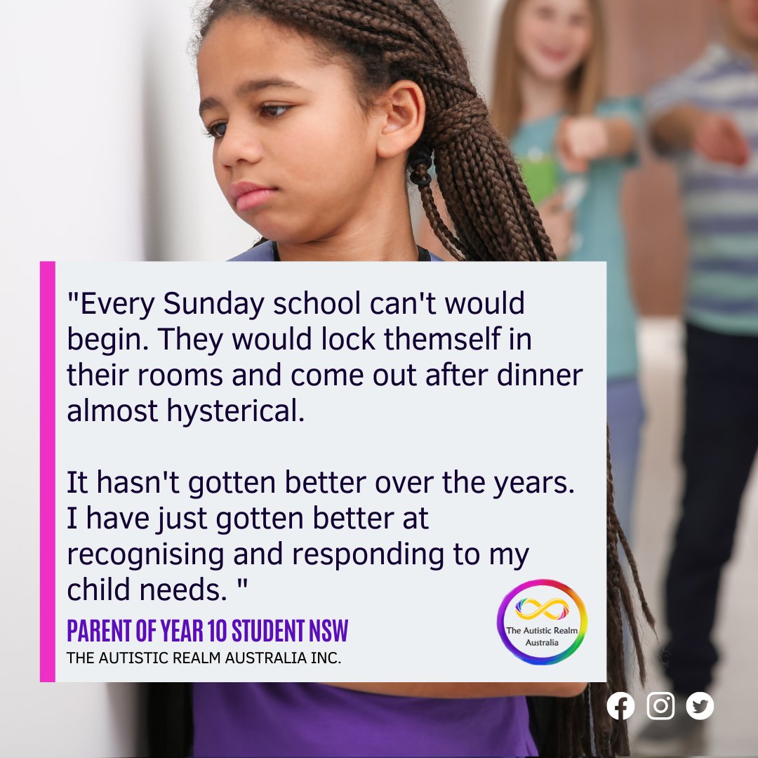 autistic_realm's tweet photo. Autistic children have demonstrated School Can't for years. The education system is not built for difference. The majority of schools are not safe and supportive  spaces for our kids.   
#schoolcant #Autistic #EducationSystem https://t.co/9FZM48lV0x