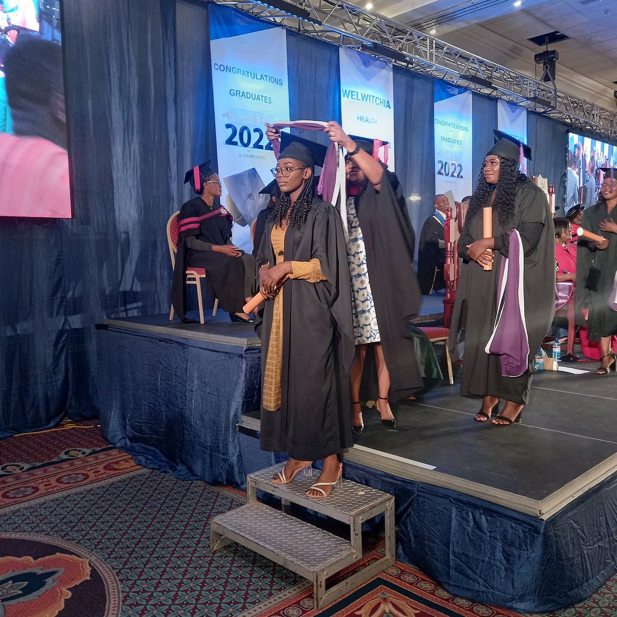 WUNamibia's tweet image. More of our Bachelor of Nursing Science Graduates from the Class of 2022. #WHTC #Graduation2022 #GraduationDay