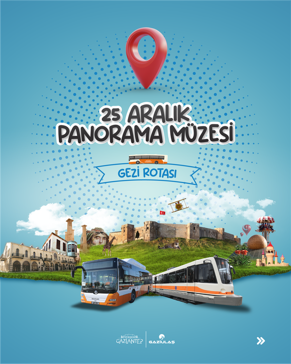 GaziantepBeld's tweet photo. Sizlere hafta sonu için çok önemli bir gezi rota önerimiz var...🇹🇷

📍Panorama 25 Aralık Müzesi 🇹🇷🏛️
🗣️Müzemizi bireysel veya uzman tarihçilerimiz eşliğinde gezebilirsiniz.
☎️0342 211 12 00 (8906) / (8903) https://t.co/LX8ZWVenV3