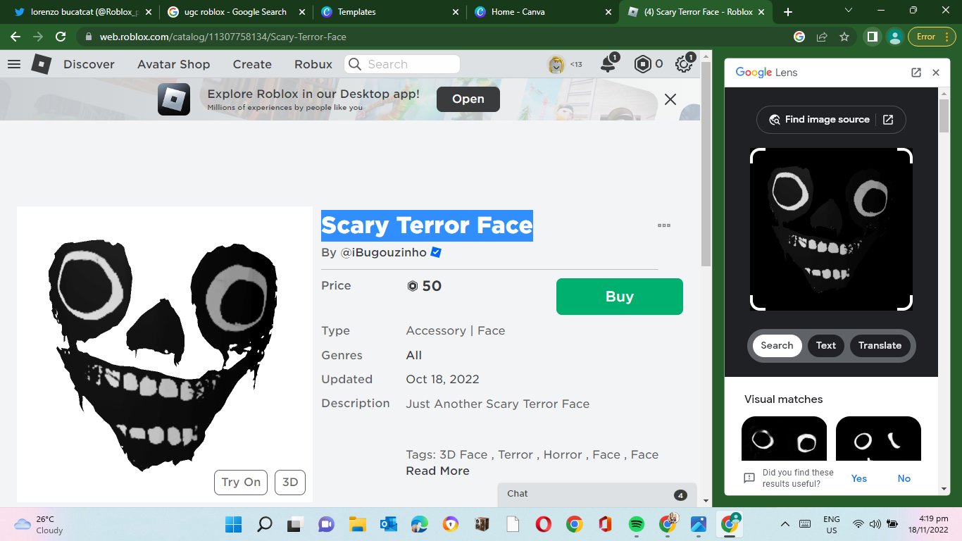 Roblox (Roblox_problem) / Twitter