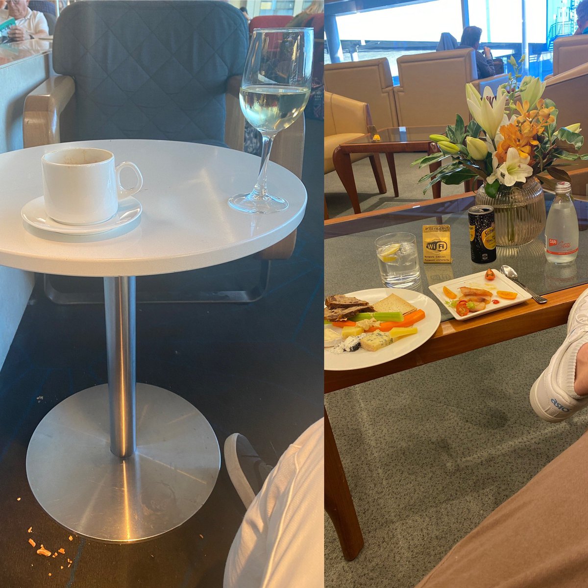 frankideas's tweet photo. Iโm in the @Qantas lounge at @SydneyAirport and Emily is in the @emirates lounge.
Guess which is which #joycemustgo https://t.co/naQ2jCWnUx
