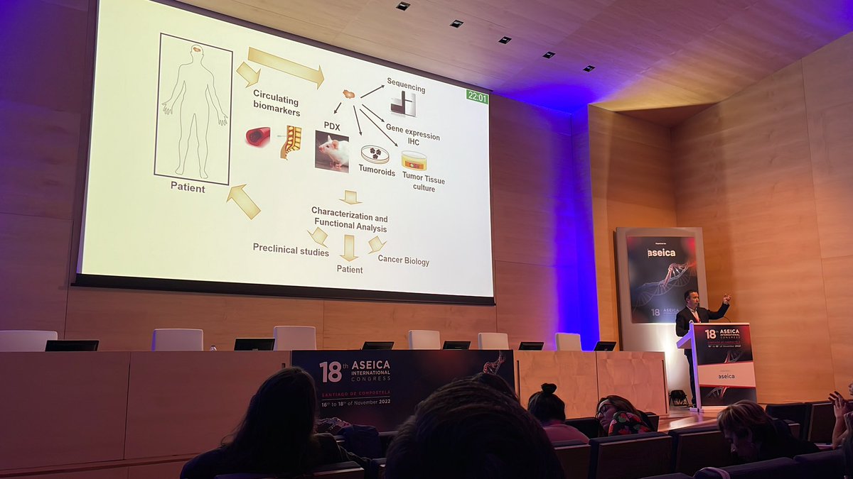 Second day of ASEICA international congress thanks to <a href="/LuisPaz_Ares/">Luis Paz-Ares</a> <a href="/ASEICAnews/">ASEICA</a> with great science!