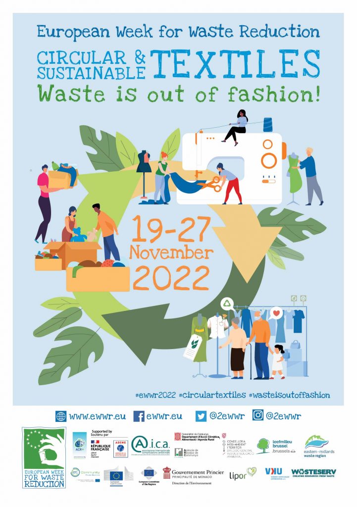 tuitAST's tweet image. En @tuitAST volvemos a unirnos a #EWWR2022, semana especial por esfuerzos y pasión de miles de voluntarios que corren voz sobre consumo sostenible y economía circular.Este año, hemos preparado estas actividades,con el lema: &quot;Los textiles circulares y sostenibles&quot;#circulartextiles