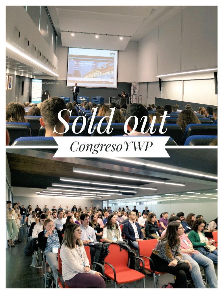 Los <a href="/YWP_Spain/">YWP Spanish Chapter</a> estamos súper contentos con el Sold Out del #CongresoYWP2022 👌🏼💦

⬇️⬇️ Aquí podéis ver cómo estaban las salas durante las ponencias 🙀🙀