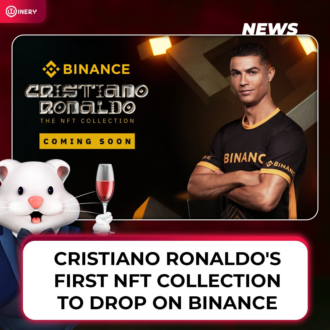 𝐂𝐑𝐈𝐒𝐓𝐈𝐀𝐍𝐎 𝐑𝐎𝐍𝐀𝐋𝐃𝐎'𝐒 𝐅𝐈𝐑𝐒𝐓 𝐍𝐅𝐓 𝐂𝐎𝐋𝐋𝐄𝐂𝐓𝐈𝐎𝐍 𝐓𝐎 𝐃𝐑𝐎𝐏 𝐎𝐍 𝐁𝐈𝐍𝐀𝐍𝐂𝐄 𝐓𝐎𝐃𝐀𝐘

🎉Cristiano Ronaldo will release his first NFT collection on November 18.

#Crypto #Cristiano #Binance #Winery