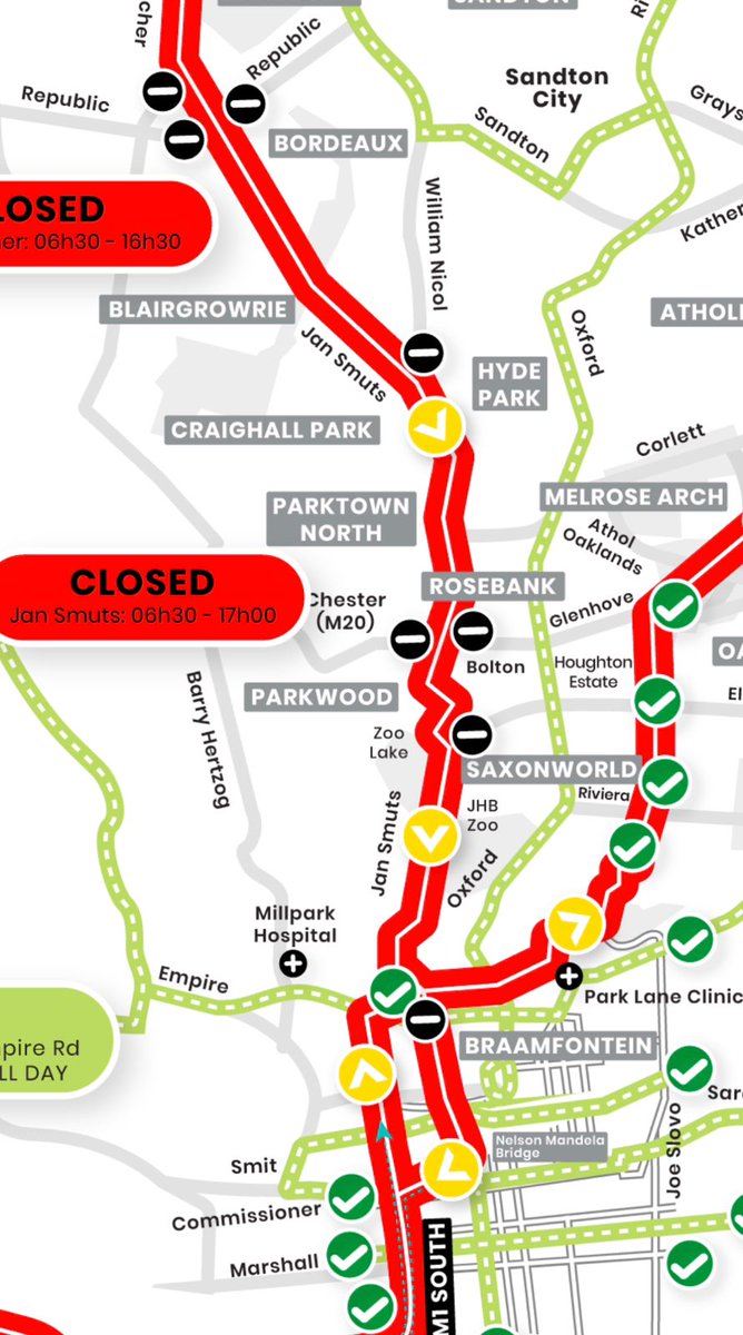 IMPORTANT ALERT!!!
Due to the Ride Joburg cycle race taking place this Sunday, businesses will be disrupted by the closing off of roads. To navigate your way around these road closures to Rosebank Sunday Market, click on the link ridejoburg.co.za/navigate/  &amp; start navigating.