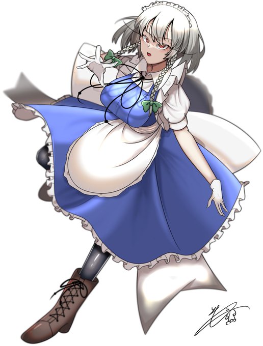 立ち絵咲夜さん

#東方Project #絵描きさんと繋がりたい #touhou #イラスト好きさんと繋がりたい #十六夜咲夜 