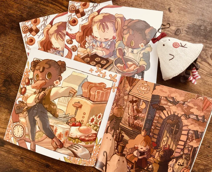ついに明後日になりました……なんか色々かわいいもの売ってるよ1枚目の絵のポスター貼ってると思います。よろしくおねがいします出店日:11/20(日)ブース:E-265#デザフェス56 