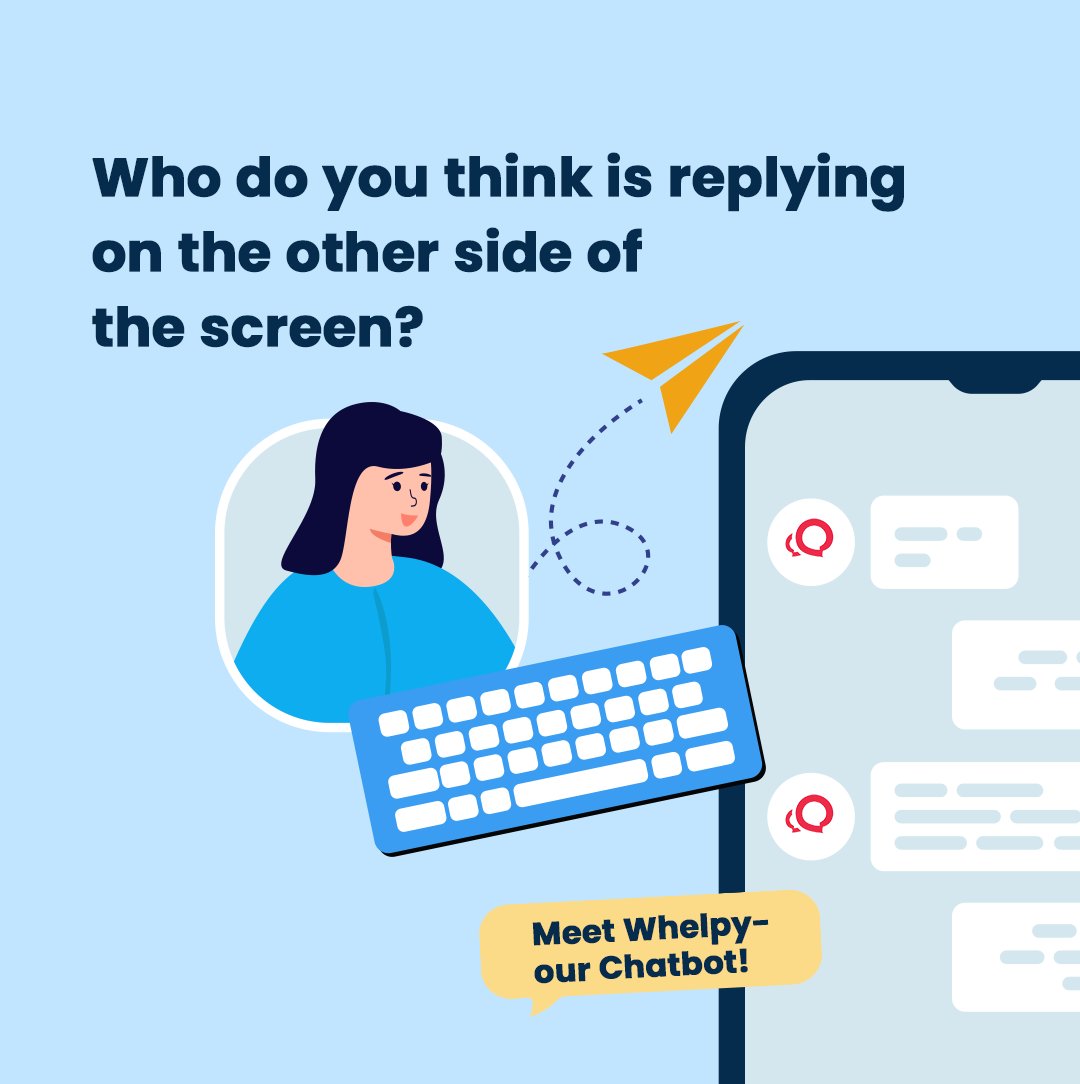 getwhelp's tweet photo. ✋🏼 You're an entrepreneur, not a robot. 

With Whelp, you can #automate customer service without all the hassle of coding. Our conversational #chatbot technology can be customized to find solutions for any #business or #industry with just a few clicks.⁠ https://t.co/NZ2f3soDdb https://t.co/HE75OVJWUf