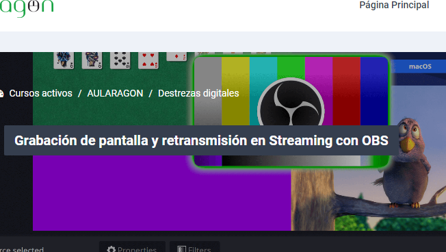 NUEVO CURSO EN Aularagón GRABACIÓN DE PANTALLA Y RETRANSMISIÓN EN STREAMING CON OBS 20h
Cursos online gratuitos y oficiales
Incríbete hasta el 20 en doceo.catedu.es
+Info en catedu.es
