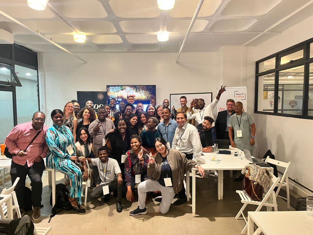 WSH_Kigali's tweet photo. Our Program Manager, Blaise &amp; @Makerspace_WSHK  Manager, Ziadi are currently in Nairobi going through a 1-week intensive Bootcamp for Accelerator Managers (BAM) tailored for African tech hubs. This is a #program powered by 500 Global and our partner @Make_IT_Africa .

#KRwOT https://t.co/pWdVYRuDWr