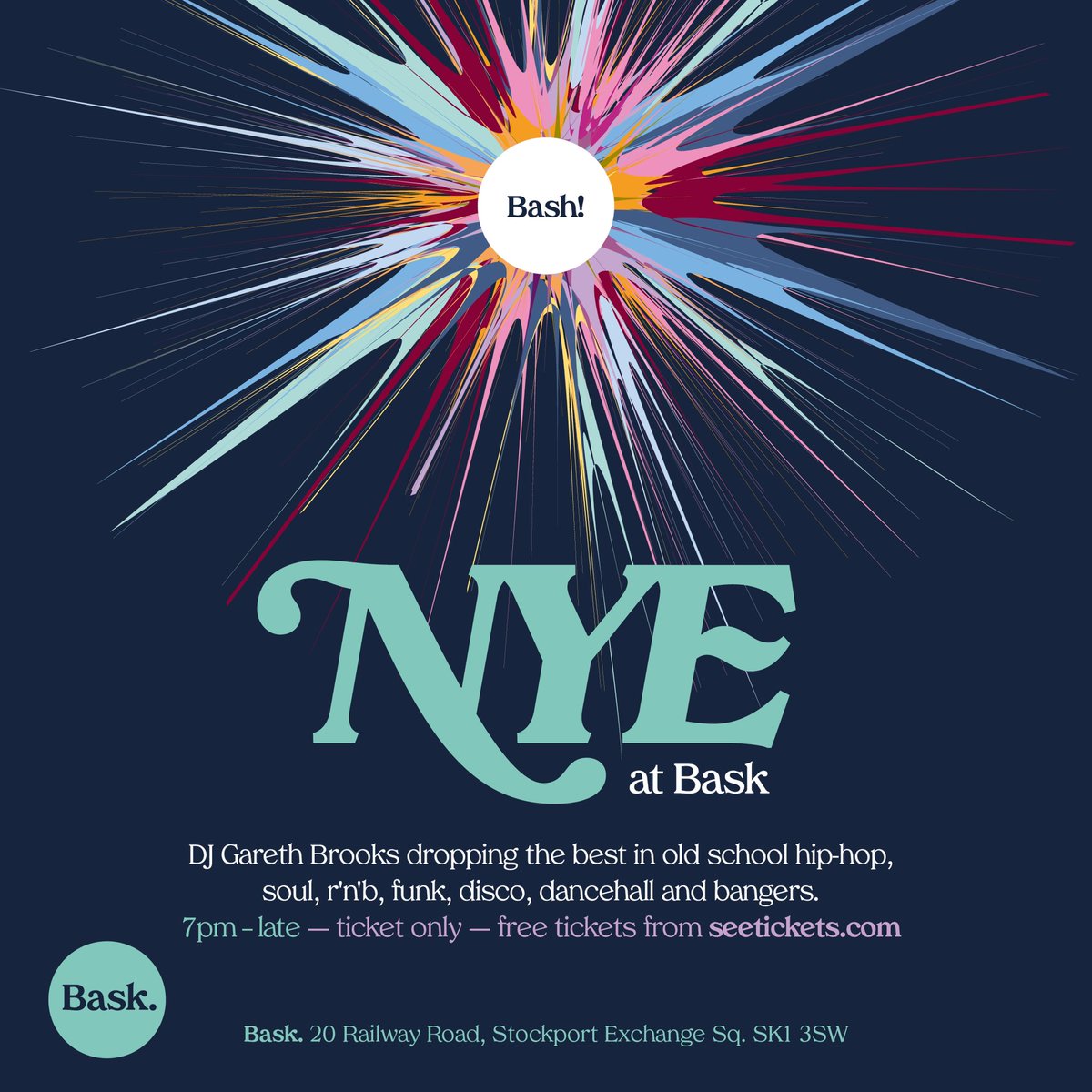 BASK’S NYE BASH!

As we come to the end of a very eventful year, we’re ready to throw it all down on one last party. 

Expect everything you love about Bask and more. DJ <a href="/mrgarethbrooks/">gareth brooks.</a> will be doing what he does best, tune after tune after tune, and then the countdown to 2023 🥳