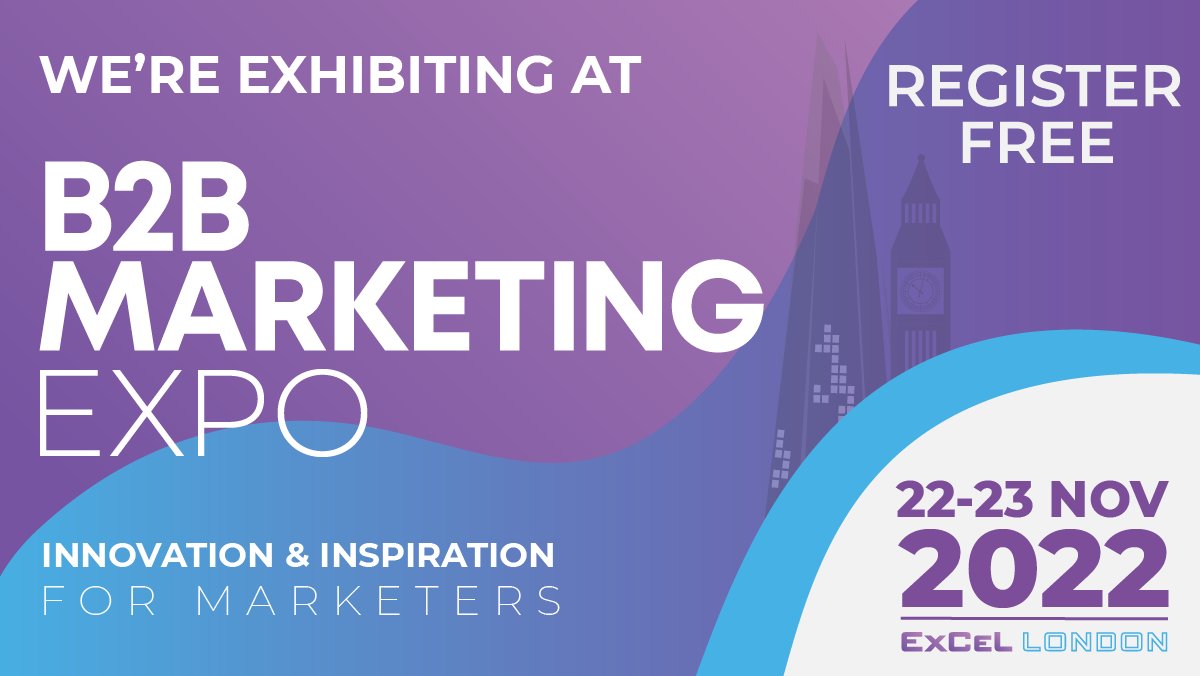 Time is ticking... only 4 days until the B2B Marketing Expo, where the <a href="/Holograph_Ltd/">HOLOGRAPH</a> team will exhibit our digital experiences. Visit Stand B2B-I54 <a href="/B2BMarketingEX/">B2B Marketing Live</a> #B2BMarketing22 #Holograph #campaigns #campaigntoolkit #augmentedexperiences #digitalexperience