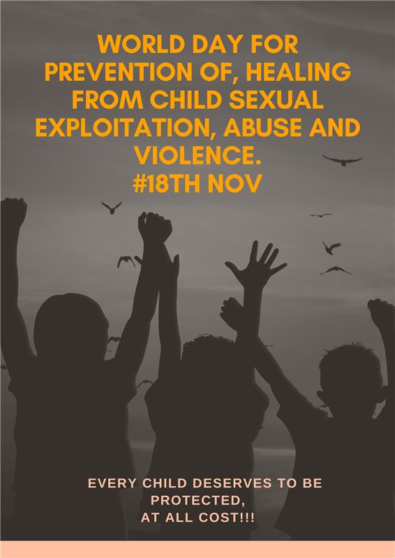 socatfoundation's tweet photo. This #Nov18WorldDay is a reminder that every child deserves to be protected, at all costs.

Every child has the right to live free from violence, exploitation and abuse.

Your voice matters in preventing child sexual abuse exploitation.

#Nov18thWorldDay
#Avoiceagainstsexualabuse https://t.co/vD6yWpkZR6
