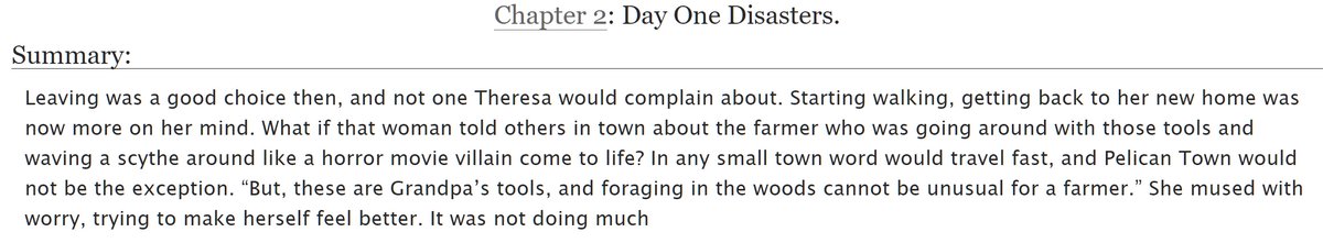 r0botarmsapts's tweet photo. Chapter 2 of my Stardew Valley fic is up.

It's Female Farmer x Penny.

#StardewValley #StarDewValleyFanfiction
https://t.co/at1JmPOjoO https://t.co/gpKNlObtQr