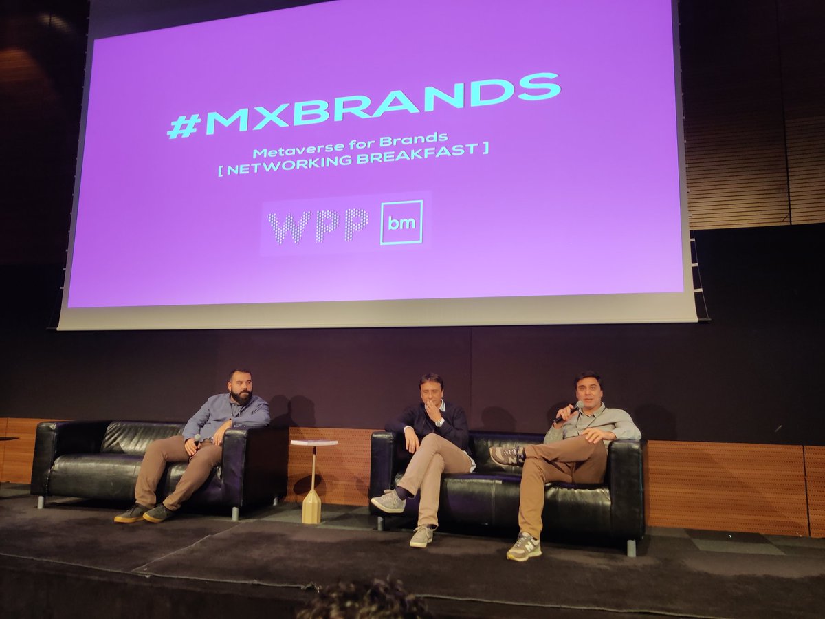 Interesante visión sobre el #Metaverso en el evento de Metaverse for Brands. El Metaverso no existe aún pero viene sin freno para quedarse. <a href="/CloudTeki/">CloudTeki</a> expone la confluencia con el #gaming y los #eSports.
#mxbrands