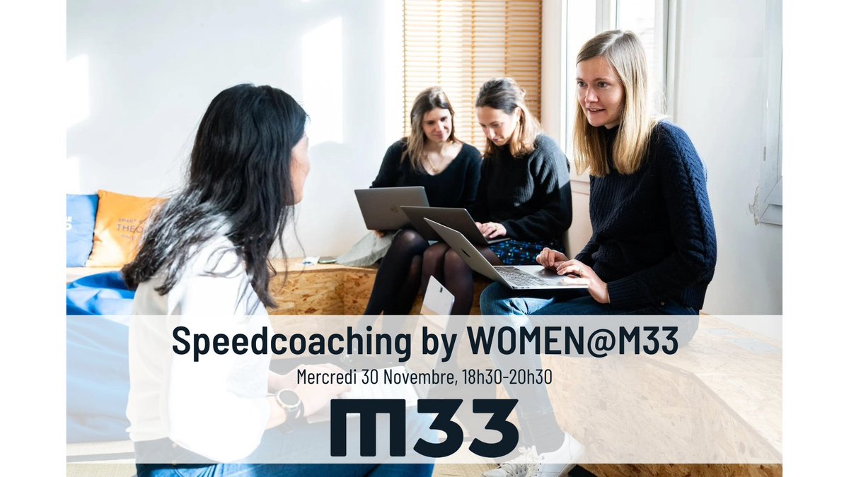 theodo_data_ai's tweet photo. 👩🏻💻 Tu es étudiante dans la tech et tu souhaites échanger à propos de ton avenir professionnel avec des acteurs du secteur ?
Rejoins le #SpeedCoaching Women @ M33 !
📆 RDV le 30/11 à 18h30
👉 Pour s'inscrire https://t.co/UyG5a1I2Fm https://t.co/THRWMptpJD