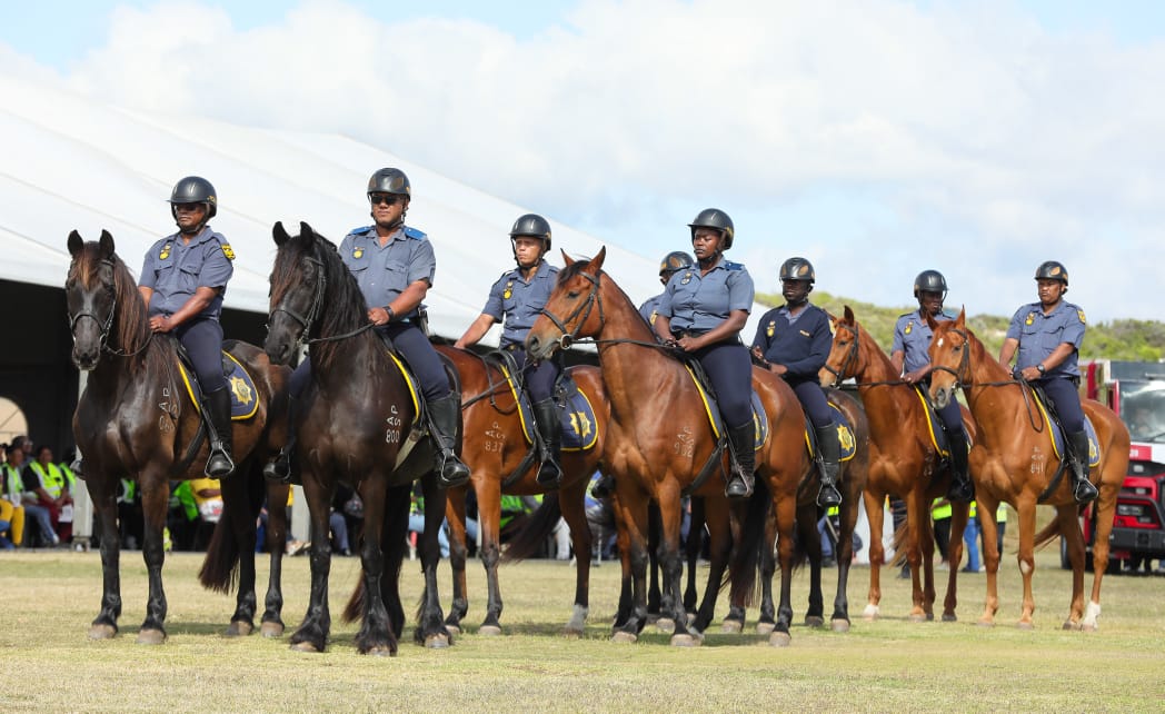 SAPoliceService's tweet photo. #sapsDYK SAPS #MountedUnits will be effectively utilized in the deterrence of crime and will also render operational support to police stations and cluster operations within the Provinces to ensure a #SaferFestiveSeason and beyond. #SafetyFriday ML
https://t.co/IUXAGukOwe https://t.co/WmIp9aa9Ws