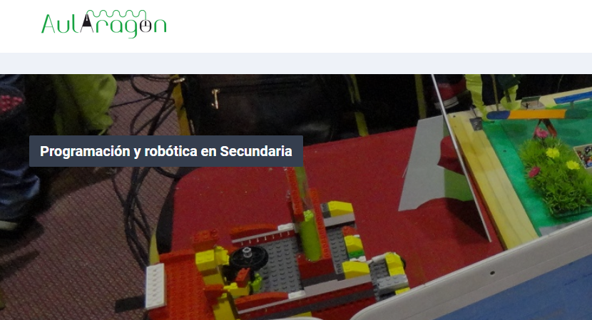 NUEVO CURSO en Aularagón PROGRAMACIÓN Y ROBÓTICA EN SECUNDARIA Curso tutorizado 40h
Cursos online, gratuitos y oficiales
Inscríbete antes del 20 en doceo.catedu.es
+Info en catedu.es