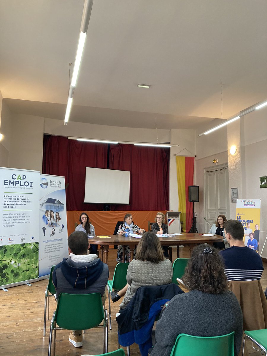 [ ÉVÉNEMENT ]
#SEEPH2022
Conférence sur l’insertion professionnelle des personnes en situation de handicap avec un focus sur le #handicappsychique avec la présence d’ #ariinstertion , le service de santé au travail d’Oloron &amp; Orthez  <a href="/CapBearn/">CAP EMPLOI BEARN</a> @poleemploi_NA