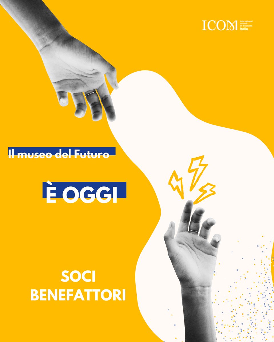 icom_italia's tweet photo. 🏛 Il museo del Futuro È OGGI!
#ICOMTogether per essere parte del cambiamento!
👉🏼 Rinnova ora la tua tessera o iscriviti per la prima volta a ICOM!
#MuseiChePassione
👀 Vuoi farne parte anche tu? Scopri come al link: https://t.co/taoB3vgxTG
#MuseoFuturoOggi https://t.co/MLL3sz8tQu
