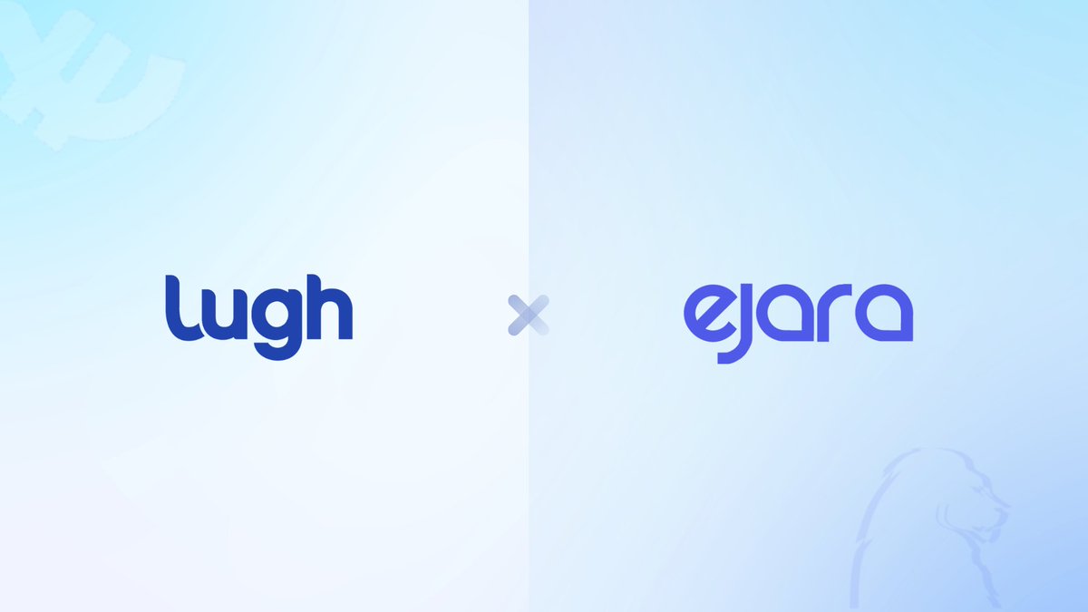 We are proud to announce an exclusive partnership between Lugh and <a href="/EjaraApp/">Ejara 💙</a>🔥 

#EURL will now be used to accelerate cross-border payments between Europe and Africa at low cost🌍