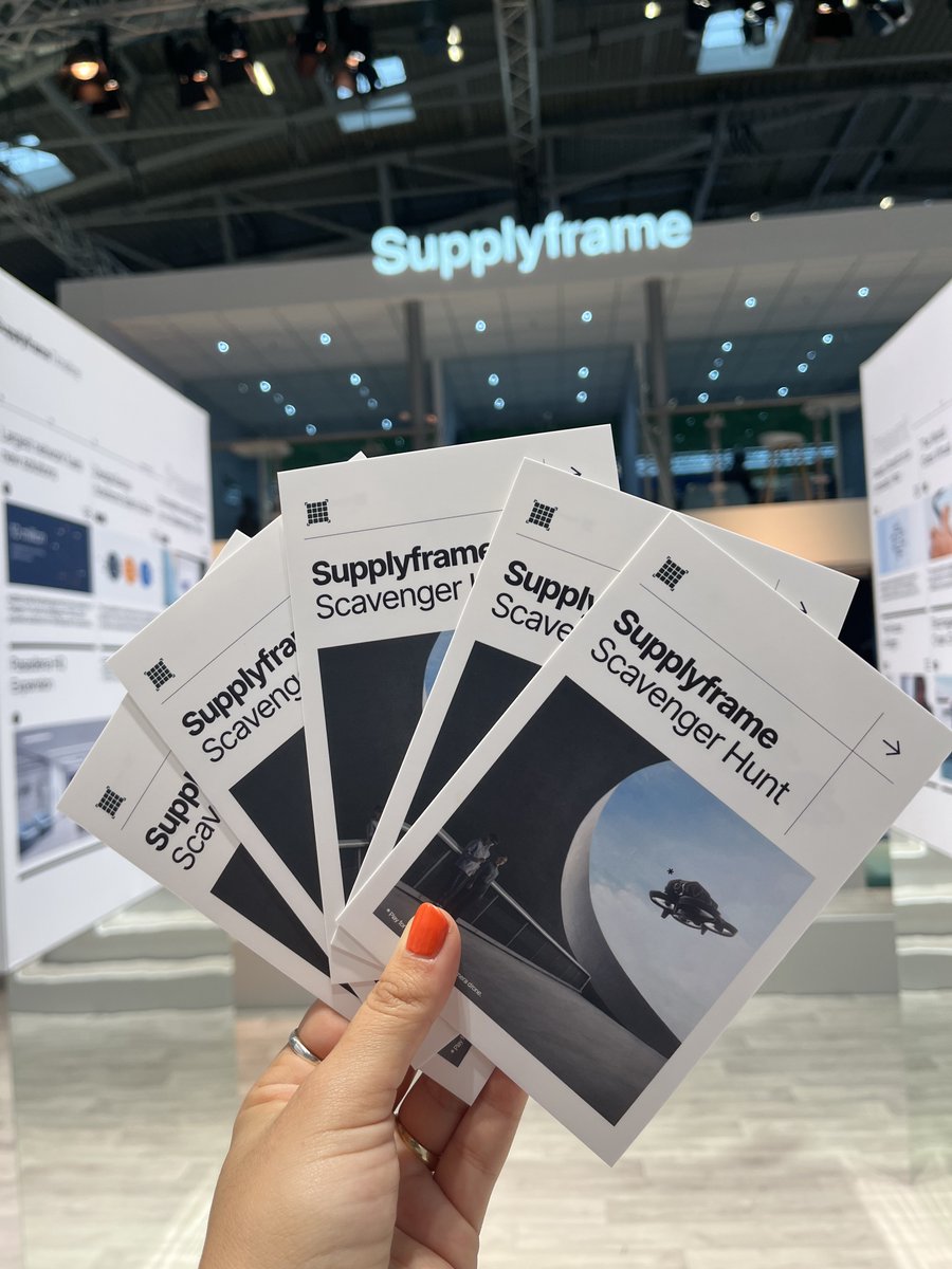 Supplyframe's tweet image. How is it already the last day at #electronica2022?
Come visit our booth today for a final chance to #win either a #DJI camera drone OR our most coveted #swagbags
@electronicaFair #electronicaFair