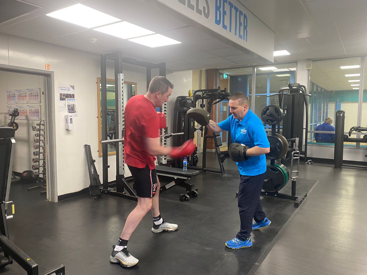 An early start this morning to take part in the MP’s Gym Challenge!

Many thanks to Colin from Ballysillian Leisure Centre for putting me through my paces.

The challenge is to raise awareness of the benefits of physical exercise upon overall health &amp; particularly mental health!