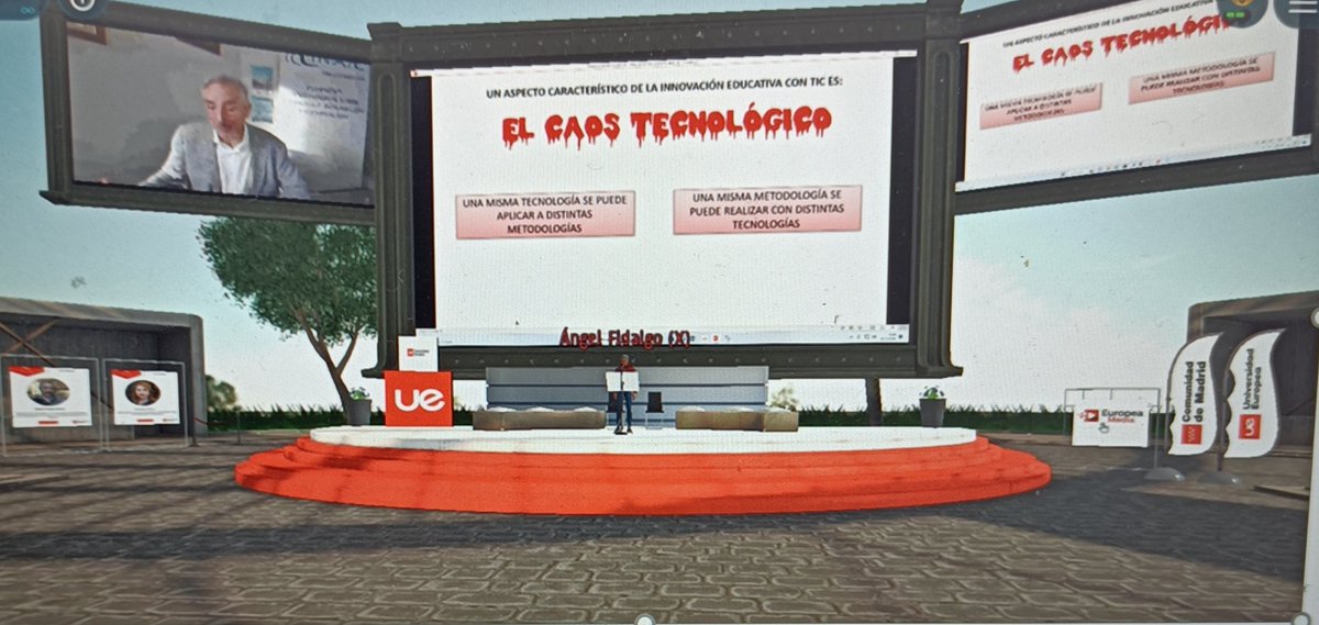 ¿Cómo vencer el caos de la tecnología? Nos lo cuenta <a href="/afidalgo111/">Ángel Fidalgo</a> en las XVII Jornadas Internacionales de Innovación Universitaria de la <a href="/UEuropea/">Universidad Europea</a> . Seguimos en el #MetaJIIU