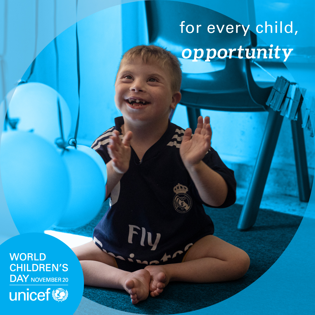 We must work together to build a kinder, fairer, more inclusive world for every child with or without a disability. 

#WorldChildrensDay