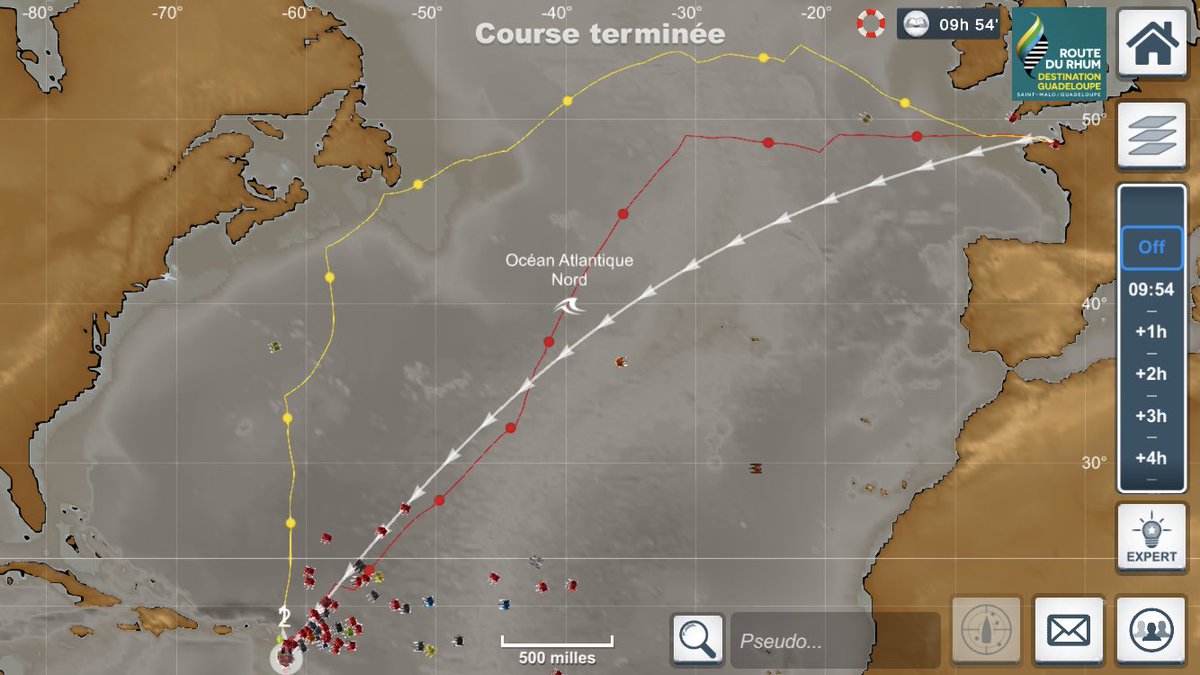 14e en Ultim sur cette <a href="/RouteDuRhum/">Route du Rhum - Destination Guadeloupe</a> sous les couleurs de <a href="/IDECSportRacing/">IDEC SPORT Racing</a>. C’est la teuf 🥳
Une fin sympa contre l’ami <a href="/Le_Batoz/">4 roues motrices</a> 😘

Mentions spéciales à Petit Escargot des PV, détonnant 6ème avec sa route Nord, et au roi <a href="/LouisTorc/">LeTorcRigolo - TORC</a>, en tête de A à Y, qui aurait mérité mieux 👑