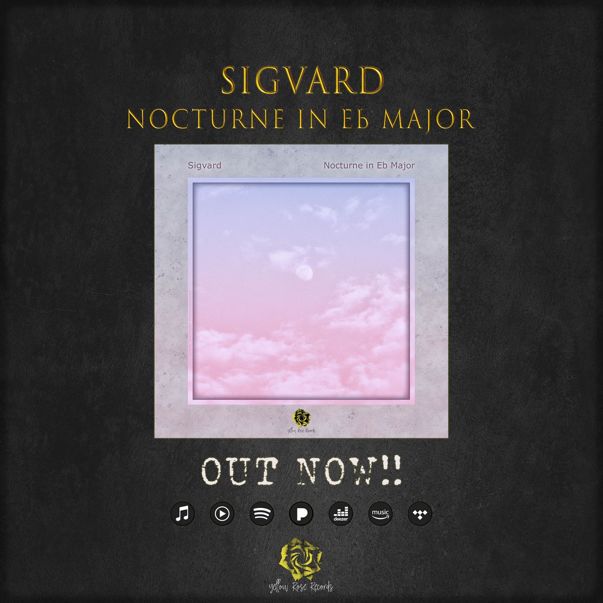 'When the moon starts shining late at night I tend to move into another world. It's full of beautiful harmonies and melodies that find their way out to my fingers and piano. This Nocturne in Eb Major is my latest night mood composition.' Sigvard YRR.fanlink.to/Sigvard_-_Noct…