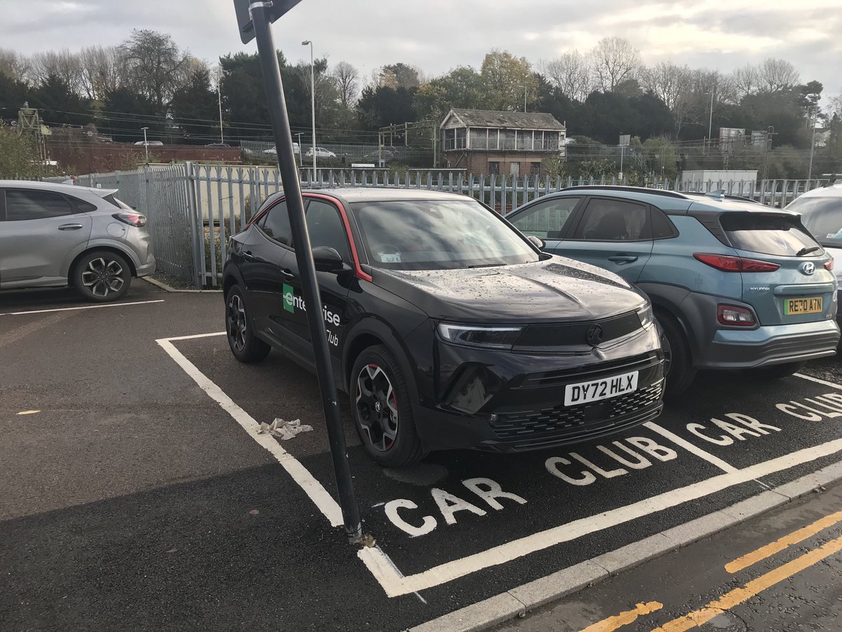 Enterprise Car Club now at Bishop Stortford train station in partnership with Solum! #enterprisecarclub